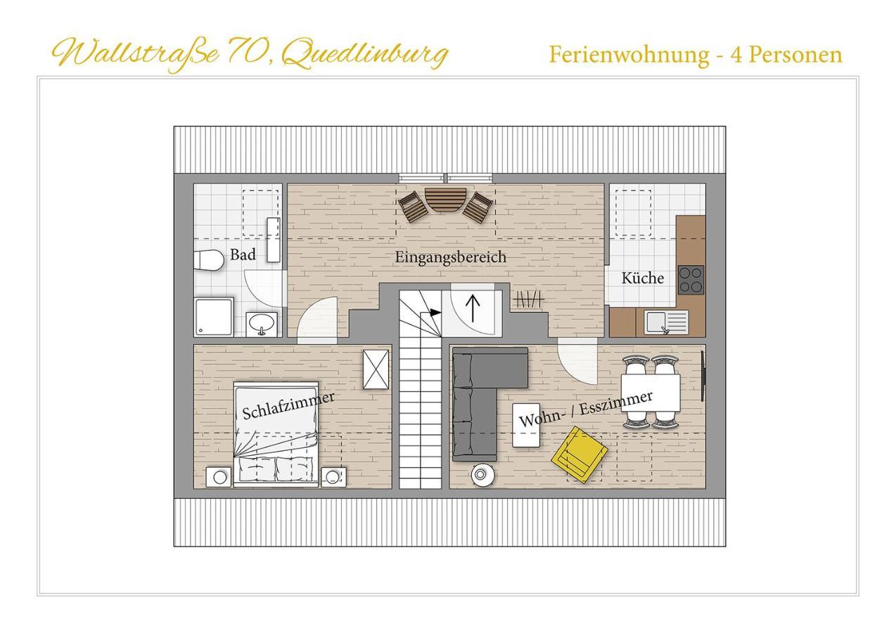 Ferienwohnung Quedlinburg Harz Eksteriør bilde